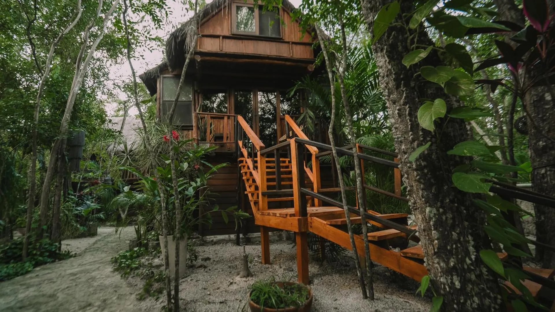 Lodge Villa Anand Ecoaldea à Puerto Morelos